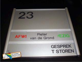 Houder Schuif systeem NIET STOREN - IN GESPREK